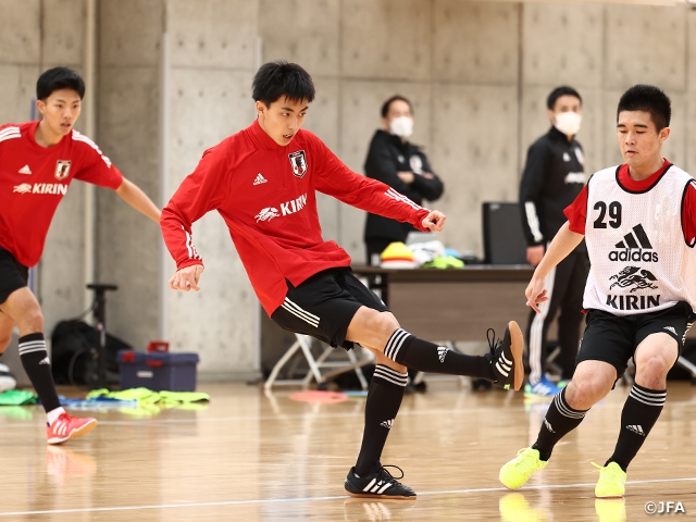 U-20フットサル日本代表候補　新チームでの活動を高円宮記念JFA夢フィールドで開始