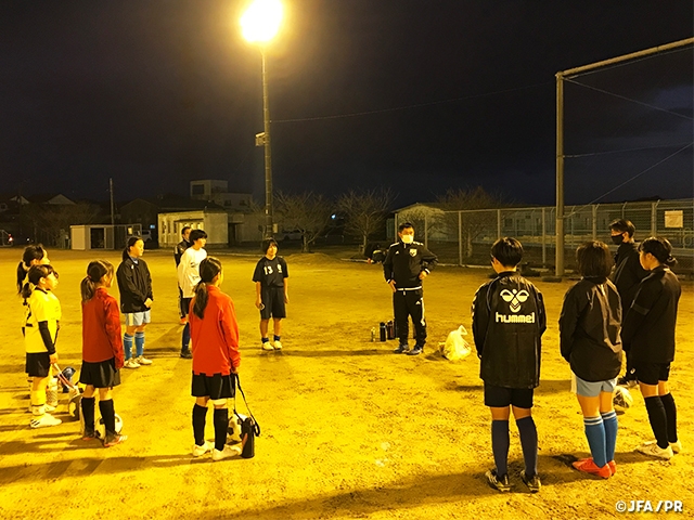4種、3種（中体連）の連携した女子選手育成の取り組み　～熊本県サッカー協会（天草地区）の取り組み～
