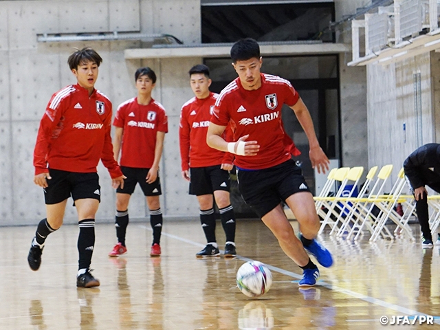フットサル日本代表候補 2022年初めてのトレーニングキャンプをスタート