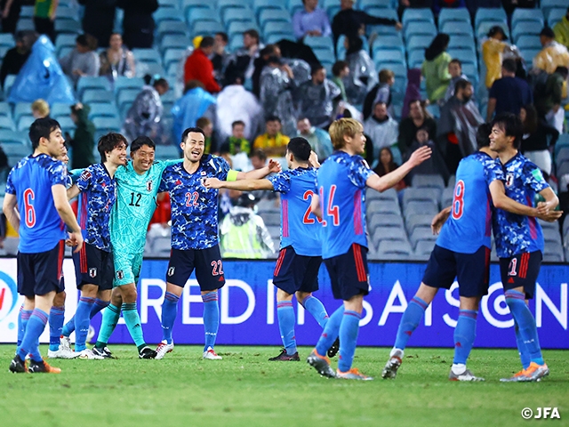 Match Report Samurai Blue 三笘選手の2得点でオーストラリアに勝利 7大会連続出場決定 Jfa 公益財団法人日本サッカー協会