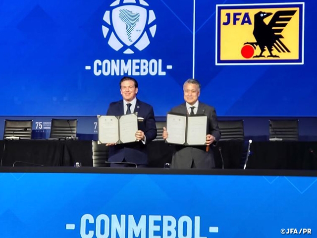 JFA renews partnership with Confederación Sudamericana de Fútbol