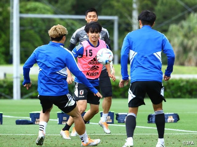 Samurai Blue ガーナ代表戦へ向けて練習スタート Jfa 公益財団法人日本サッカー協会
