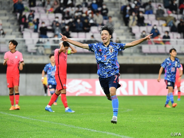 【Match Report】U-16日本代表がアジアのライバル韓国相手に3ゴールで快勝　U-16 インターナショナルドリームカップ2022 JAPAN presented by JFA