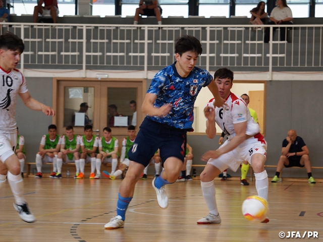【Match Report】U-19フットサル日本代表、グリーンランドに5-1で勝利し準決勝進出【Futsal Week U19 Summer Cup - Porec 2022(6/21-6/26)】