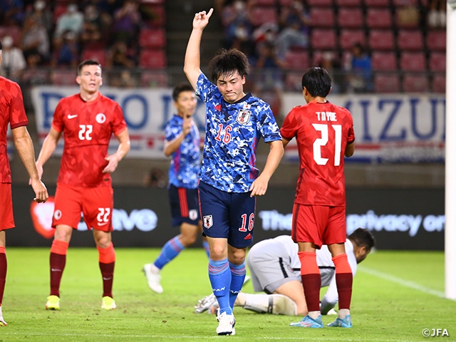 Match Report】SAMURAI BLUE、香港代表に6-0の快勝でEAFF E-1選手権