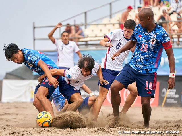 【Match Report】Japan Beach Soccer National Team play USA for the title - BSWW Mundialito Gran Canaria 2022