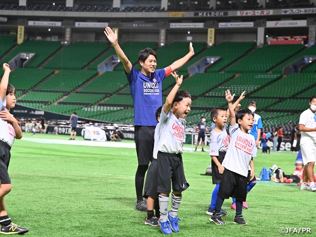 JFAユニクロサッカーキッズ in 福岡PayPayドームを開催