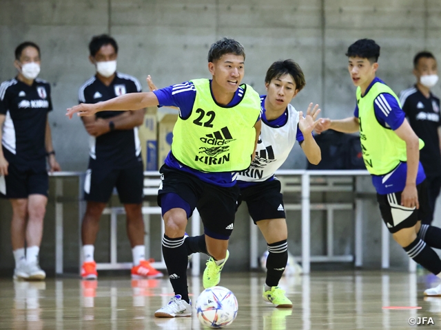 国際親善試合ブラジル戦に向けてフットサル日本代表の強化キャンプがスタート Jfa 公益財団法人日本サッカー協会