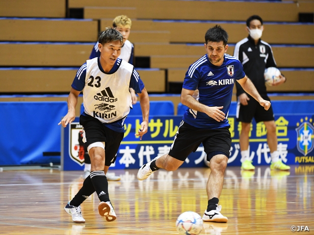 Japan Futsal National Team hold final training session ahead of