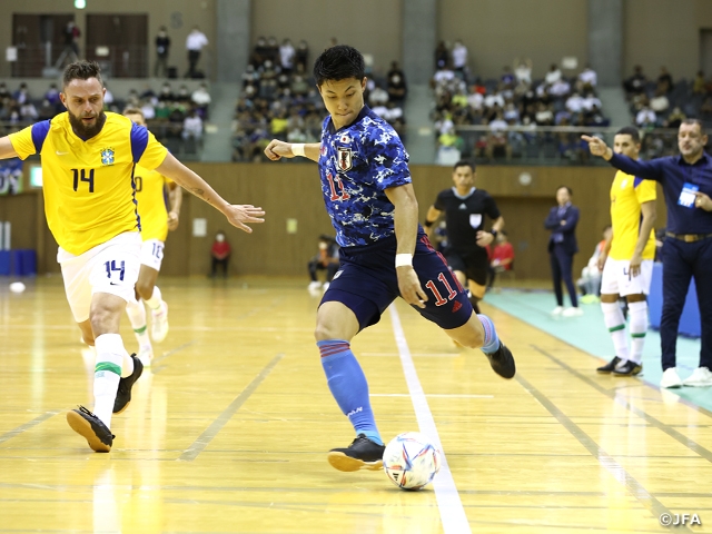 Match Report フットサル日本代表 初戦から成長を示すも再び1 5でブラジルに敗れる Jfa 公益財団法人日本サッカー協会