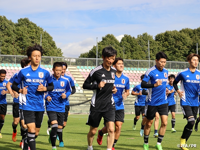 U 21日本代表 イタリア戦の地へ移動 トレーニングで準備を進める Jfa 公益財団法人日本サッカー協会