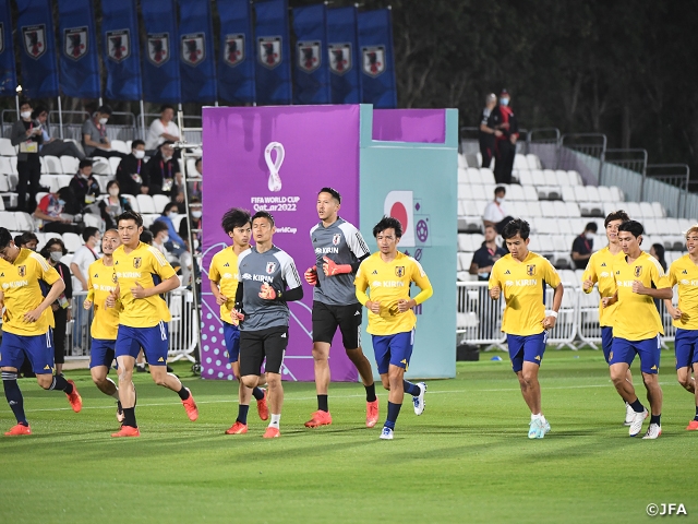 SAMURAI BLUE resume training ahead of match against Spain