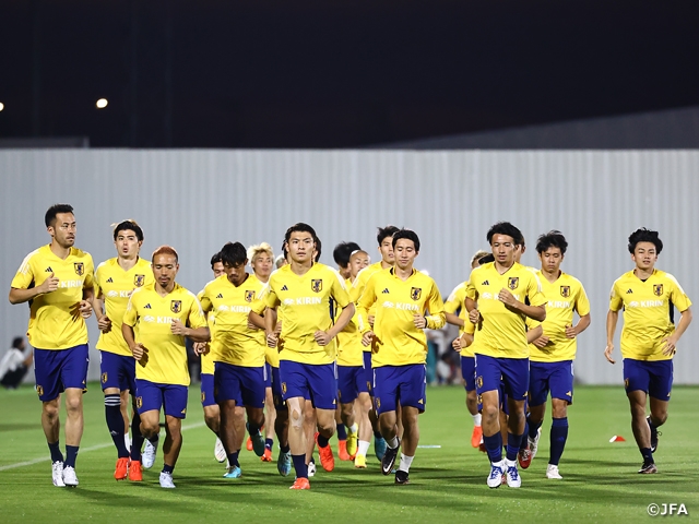 SAMURAI BLUE hold training session behind closed doors ahead of match against Spain 