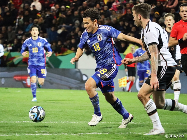 【Match Report】U-22 Japan National Team draw 2-2 in an international friendly against Germany