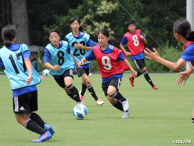 エリートプログラム女子U-13活動、初のトレーニングキャンプをJFA夢フィールドで実施
