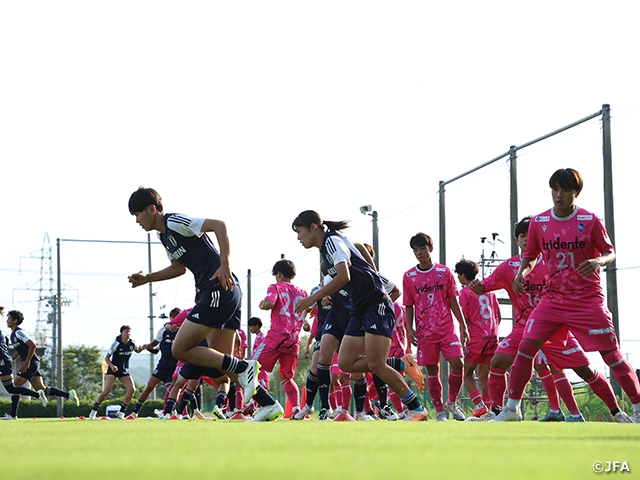 なでしこジャパン、パナマ女子代表戦に向けてトレーニング　–MS＆ADカップ2023–