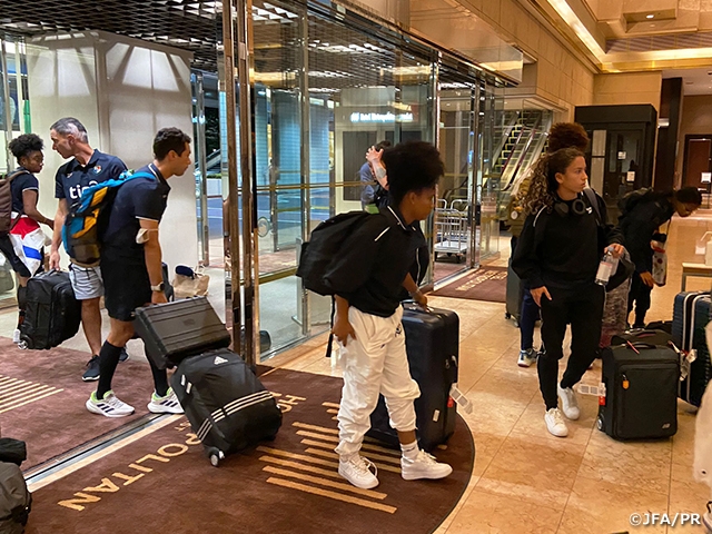 Panama Women's National Team arrive in Japan ahead of MS&AD Cup 2023 (7/14＠Miyagi)
