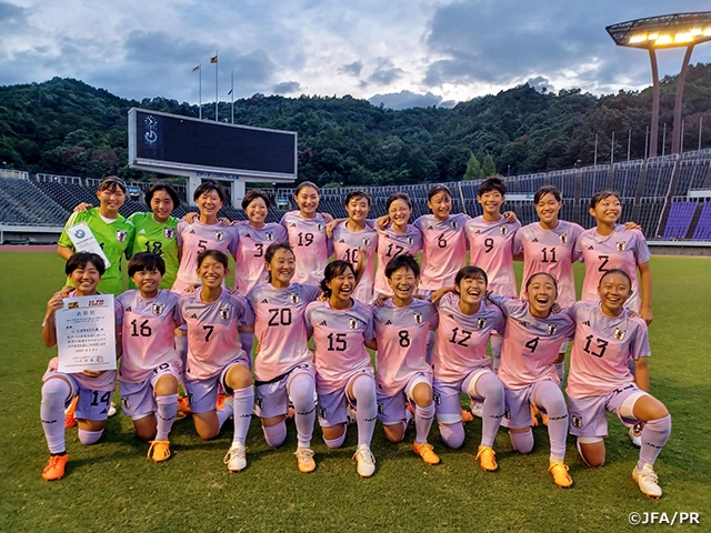 【Match Report】U-15日本女子代表　最終戦に勝利し優勝で大会を終える HiFA 平和祈念 2023 Balcom BMW CUP 広島女子サッカーフェスタ