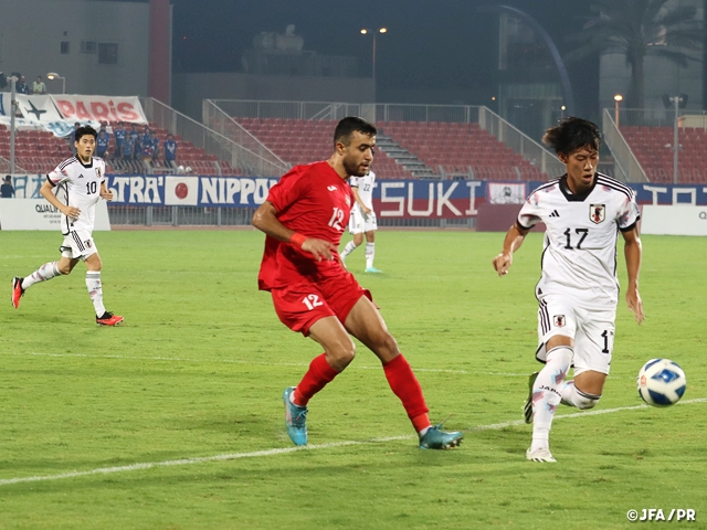 【Match Report】U-22 Japan National Team maintain group lead with win over Palestine - AFC U23 Asian Cup Qatar 2024™ Qualifiers