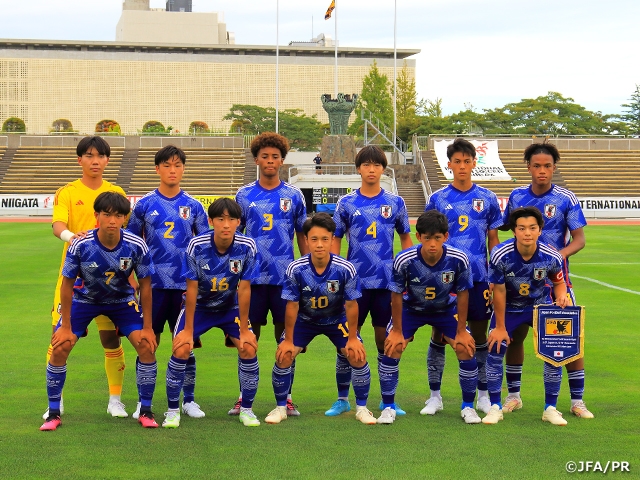 【Match Report】U-17日本代表 第25回国際ユースサッカーin新潟　第1戦はU-17ベネズエラ代表に2-3で敗戦