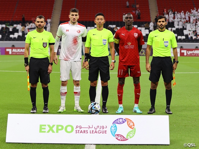 Referee Exchange Programme Report: The referee gained valuable experience in the more competitive Qatar Stars League environment