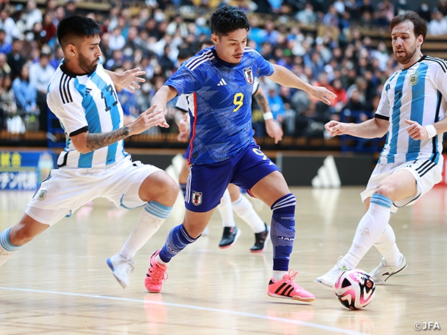 【Match Report】フットサル日本代表、平田選手の同点ゴールでアルゼンチン代表とドロー