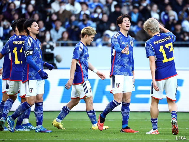 【Match Report】SAMURAI BLUE start off 2024 with a 5-0 win over Thailand