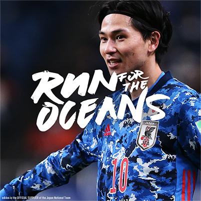 adidas Run For The Oceansブース