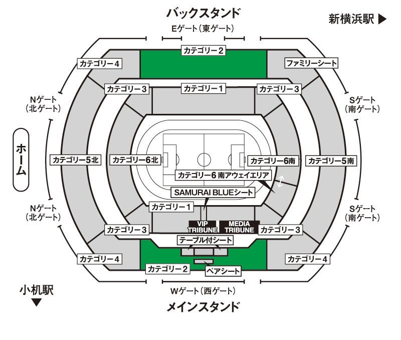 カテゴリー2座席図